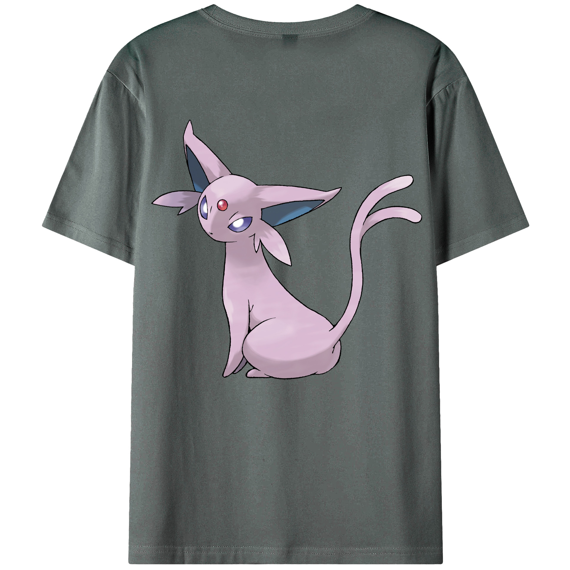 （画像用） ポケットモンスター Pokémon 綿100％ メンズ半袖Tシャツ（バックプリント） 通気性